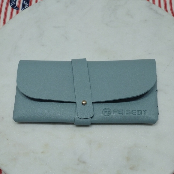 Feisedy Light Blue Soft Eyewear Case Only #Z-74 - Picture 1 of 11